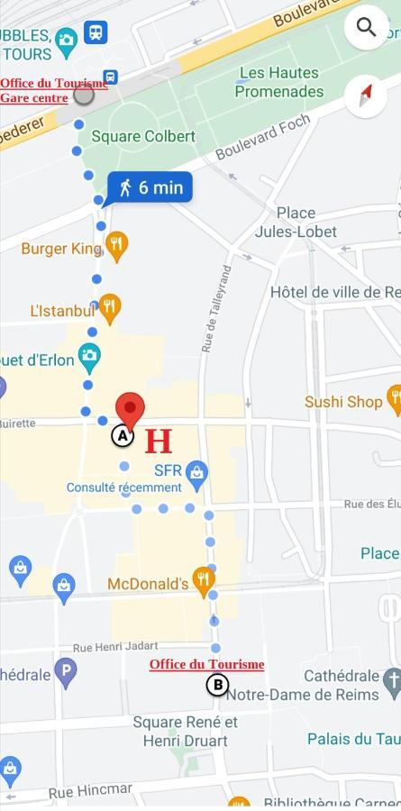 Hotel Des Arcades Reims Ngoại thất bức ảnh